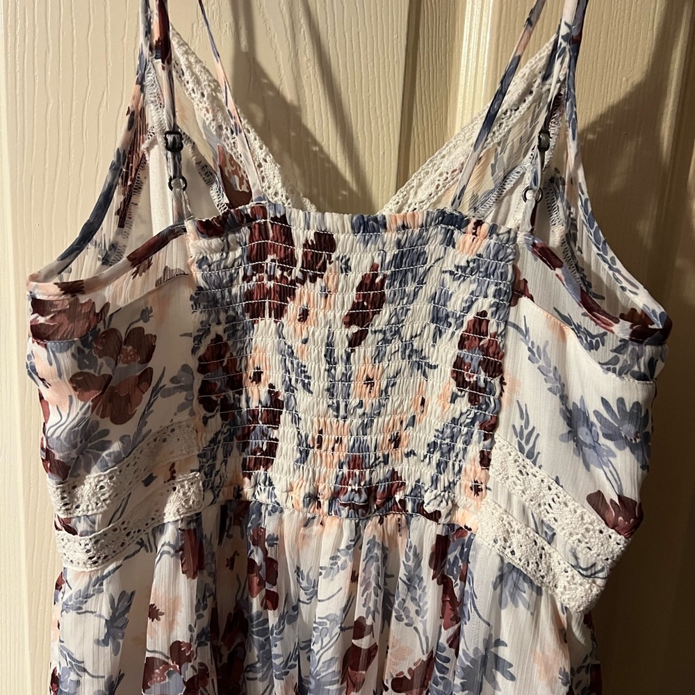 A&F Ruffle Drape Maxi Dress - Picture 6 of 8